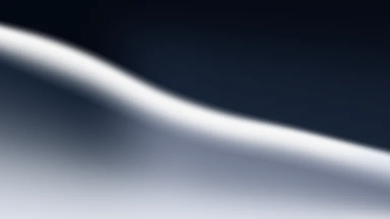 Chrome Descent: A slender silver highlight descends across a dark field.