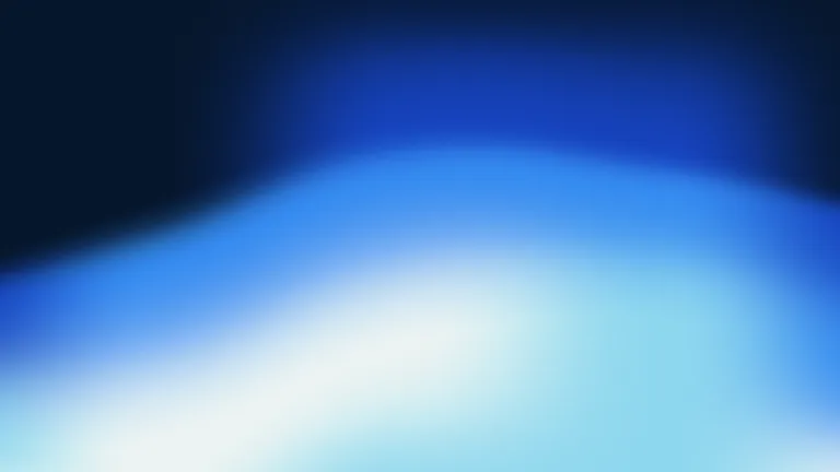 Blue Undertow: Cobalt rises through an uneven band of icy blue.