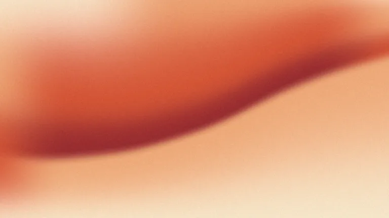 Terracotta Veil: Burnt orange rolls over peach with a fine paper grain.
